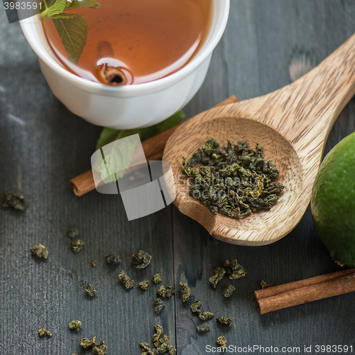 Image of tea composition set