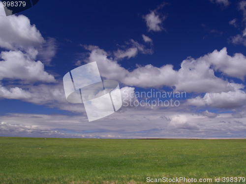 Image of Clouds and Grassland