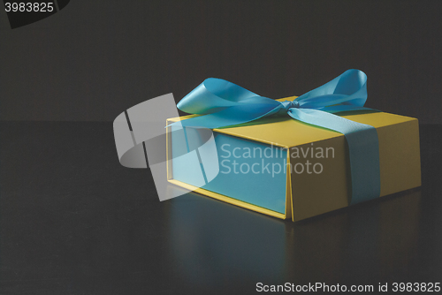 Image of gift box on black