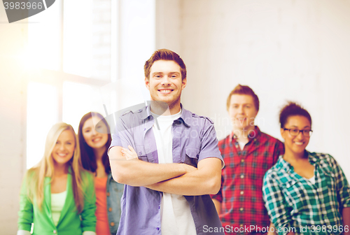 Image of student boy at school