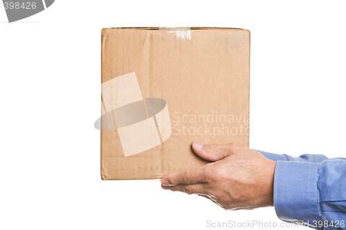 Image of Man with a box