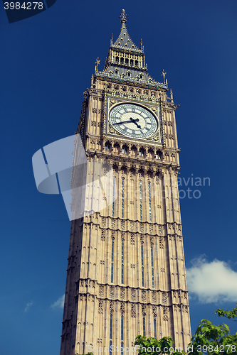 Image of Big Ben great clock tower in London
