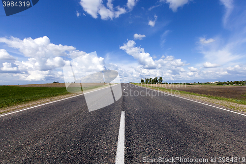 Image of Summer road , field