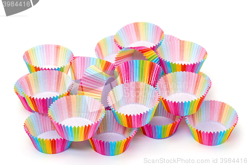 Image of Colorful Papers Cup for Baking Cakes