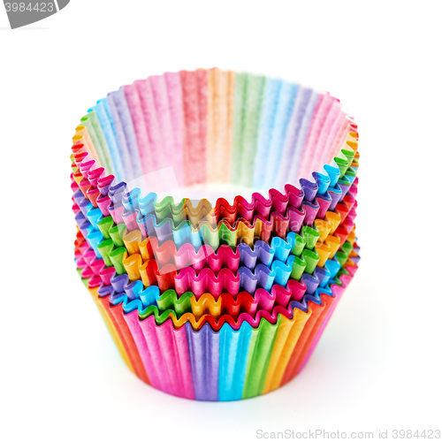 Image of Colorful Papers Cup for Baking Cakes