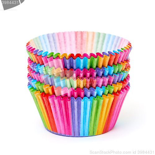 Image of Colorful Papers Cup for Baking Cakes