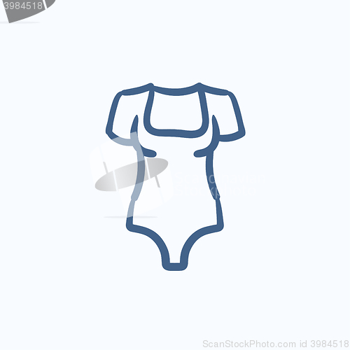 Image of Bodysuit sketch icon.