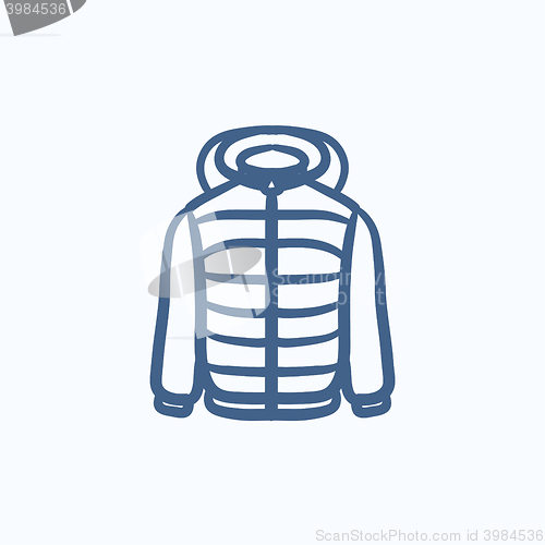 Image of Jacket sketch icon.