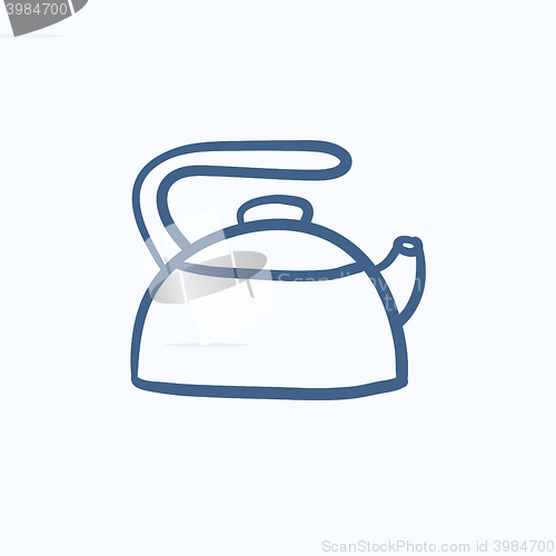 Image of Kettle sketch icon.