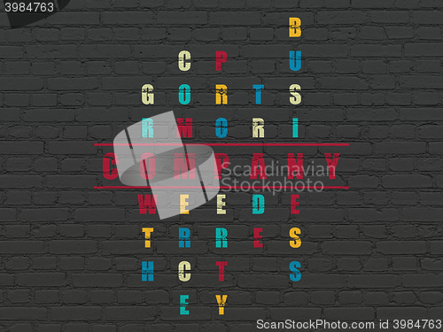 Image of Business concept: Company in Crossword Puzzle