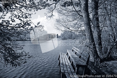 Image of Bench with view