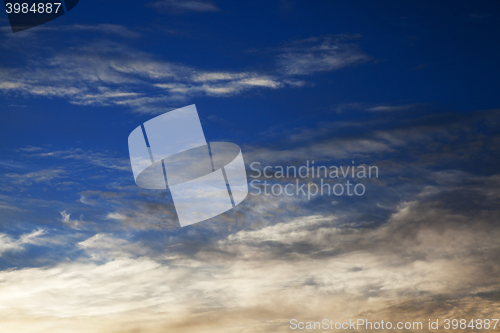 Image of clouds in the sky