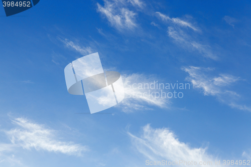 Image of photographed the sky with clouds