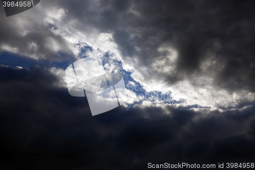 Image of clouds in the sky