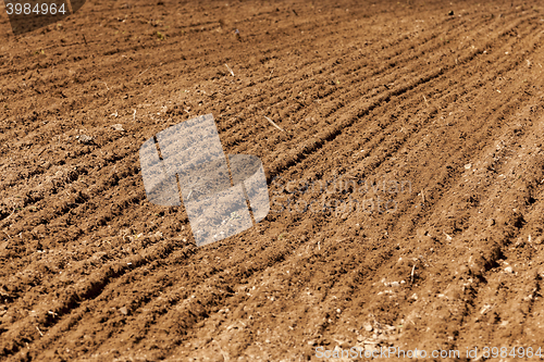 Image of plowed land for cereal