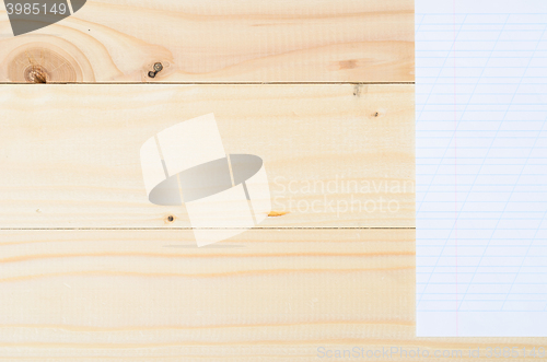 Image of paper page notebook
