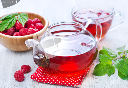 Image of raspberry and tea