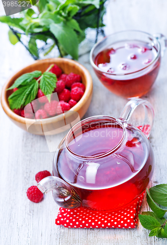 Image of raspberry and tea