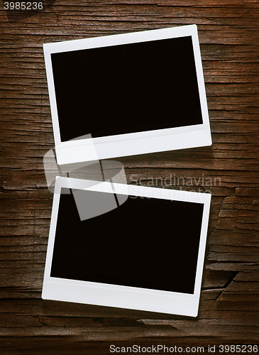 Image of Blank instant photo frames 