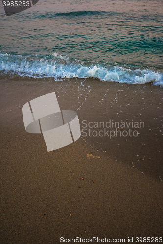 Image of sea in the evening
