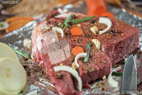 Image of Raw beef meat