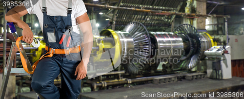 Image of Worker with instruments
