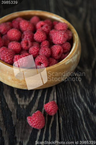Image of Fresh ripe raspberry