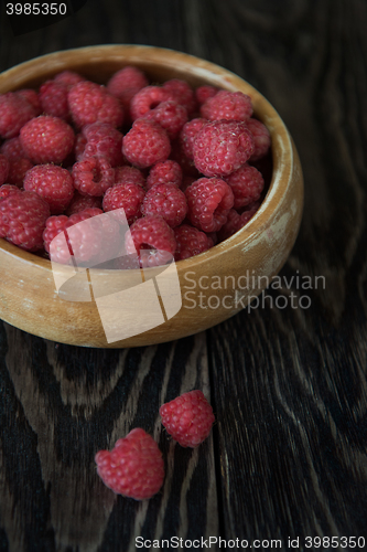 Image of Fresh ripe raspberry