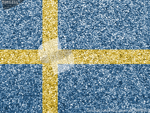 Image of Flag on poppy seed