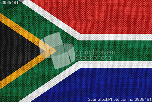 Image of Flag on old linen