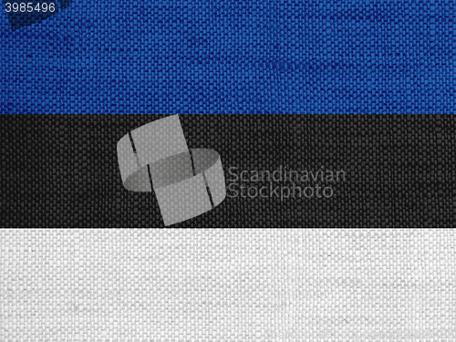 Image of Flag on old linen