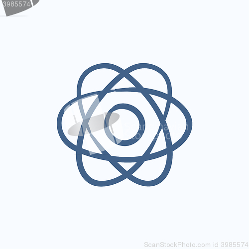 Image of Atom sketch icon.