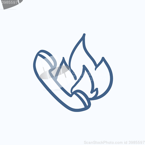 Image of Hotline sketch icon.