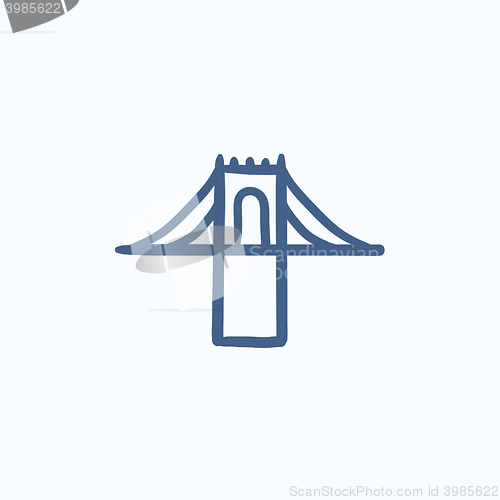 Image of Bridge sketch icon.