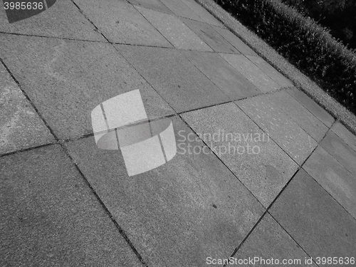 Image of Grey stone floor background in black and white