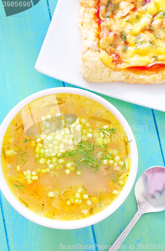 Image of fresh soup