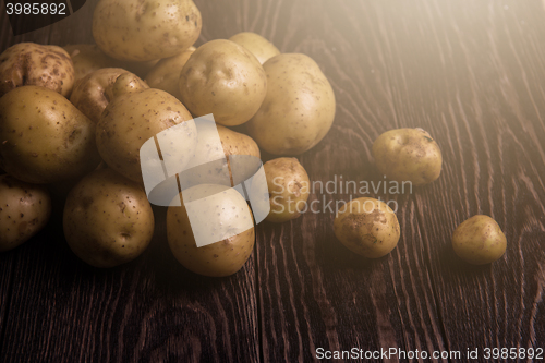 Image of Freshly grown potato