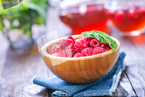 Image of raspberry and tea