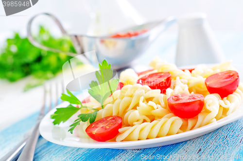 Image of pasta with tomato