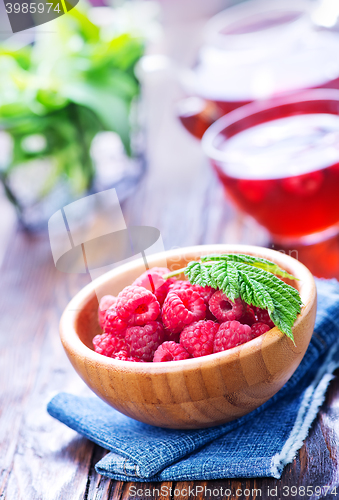 Image of raspberry and tea