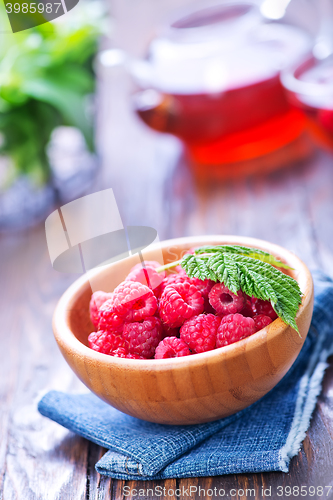 Image of raspberry and tea