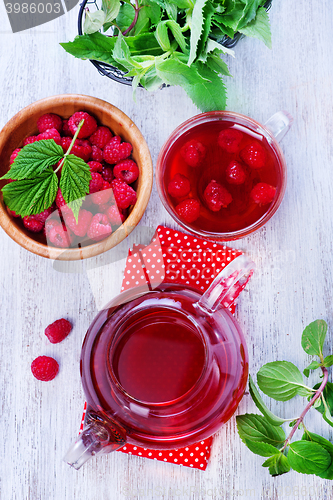 Image of raspberry and tea