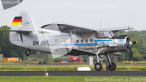 Image of LEEUWARDEN, THE NETHERLANDS-JUNE 10: An old german DM-SKL Deutsc