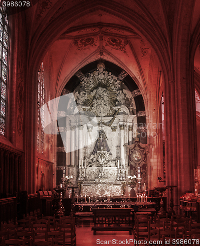 Image of Inside of a creepy old church