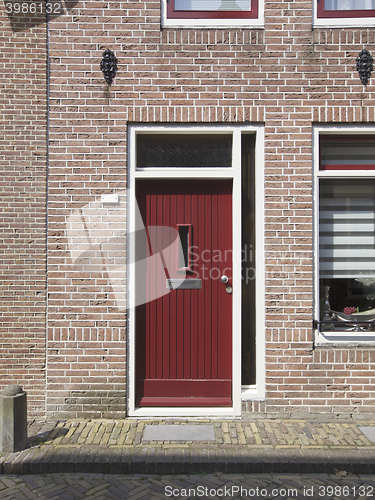 Image of Red door, Netherlands