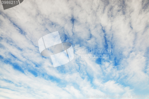 Image of photographed the sky with clouds