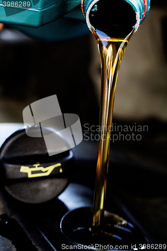 Image of Fresh motor oil