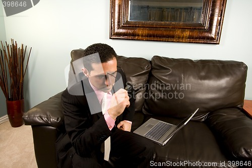 Image of Worried BusinessmanThinking