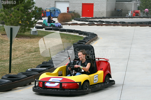 Image of Teenager on the Go Cart