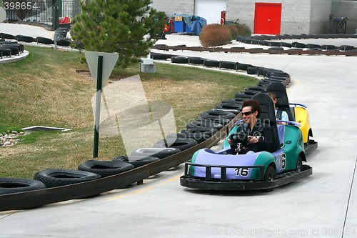 Image of Woman on the Go Cart